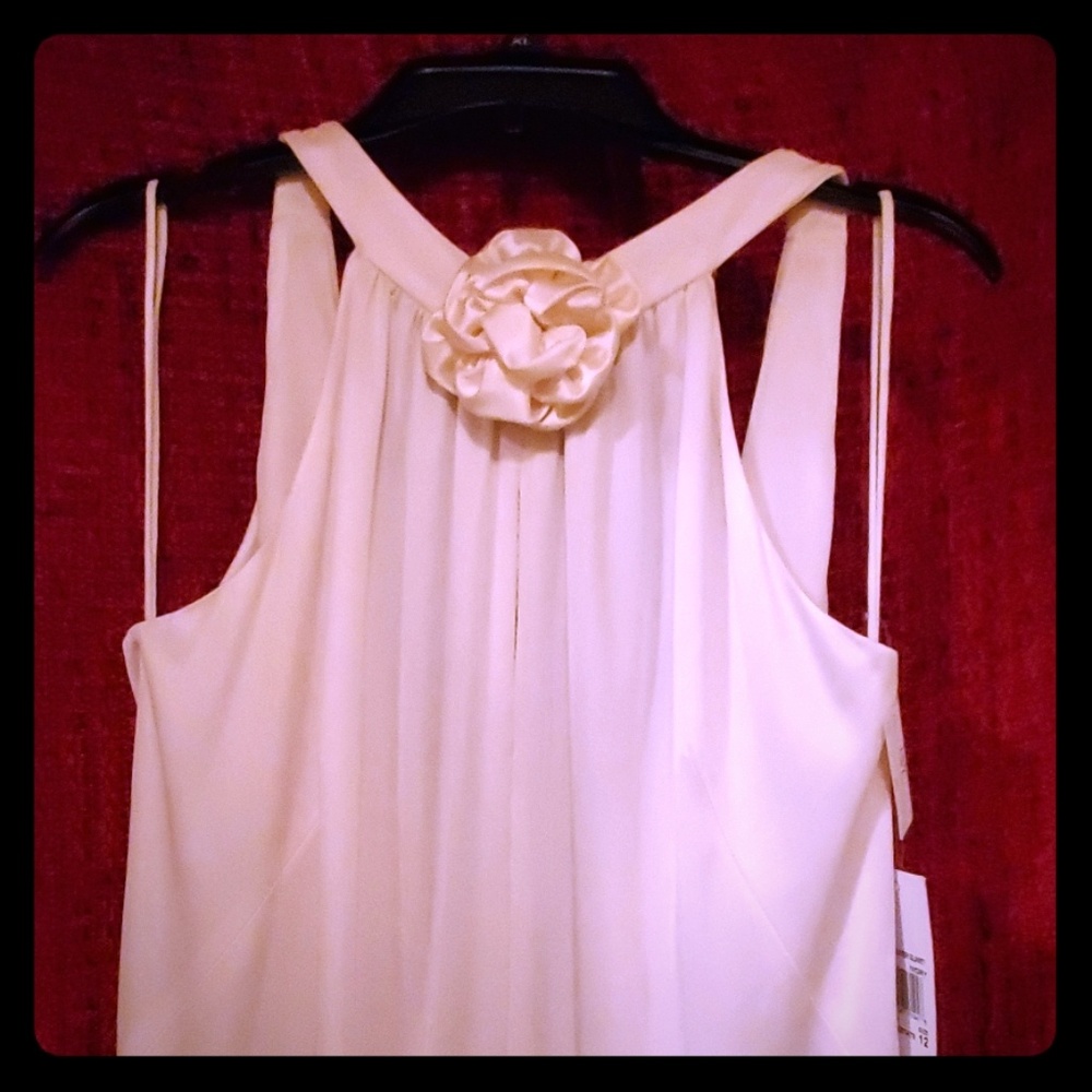 Marc Bouwer Long Ivory Dress/Glam IT!